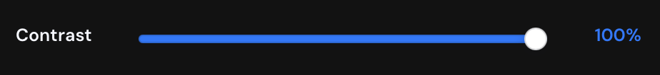 Contrast Slider